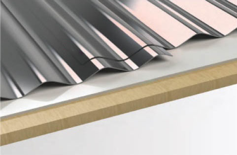 1/4” Corrugated Panel Overlap Detail