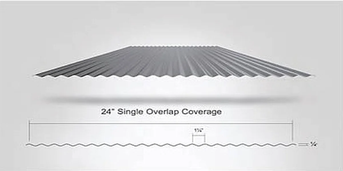 1/4” Corrugated Metal Panel Profile