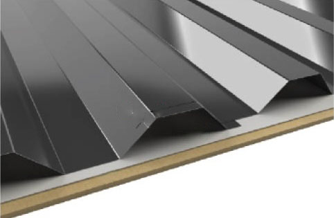 7.2” Structural Panel Overlap Detail with Anti-Siphon Groove