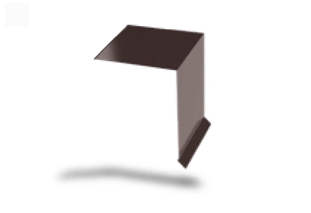 4-inch Mini Gable Trim – Compact flashing for gable edges