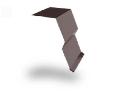 6-inch Eave Trim – Extended coverage roof edge flashing