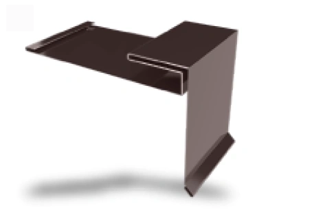 Closed Prow Gable Trim – Enclosed peak trim for prow-style roofs