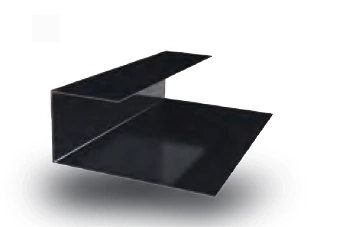 Reverse J-Trim – Alternate orientation edge trim