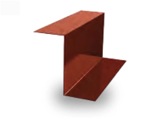 Z Trim – Horizontal flashing for panel laps or transitions